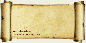 Dijana Aćimović vizit kartica